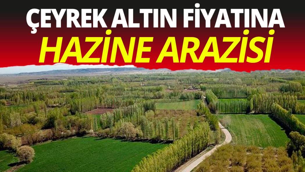 Çeyrek altın fiyatına hazine arazisi 1